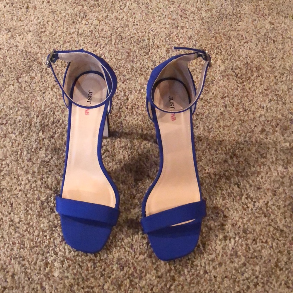 Blue High Heels